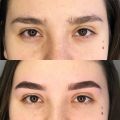 Коррекция + окрашивание бровей хной 300 рублей 