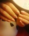 Маникюр +гель лак, 1ноготь нарощен
