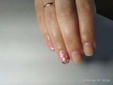 комбинированный маникюр, покрытие гель- лаком