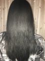 Выполнено кератиновое выпрямление волос составом ВС-Original. Волос окрашен