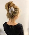Высокий пучок?
Хотите подчеркнуть прекрасную шею ? 
Тогда эта причёска для Вас!
