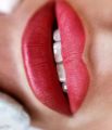 Перманентный макияж губ помадный эффект