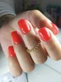 Комбинированный маникюр с покрытием гель лак 