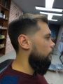 Классика+taper fade, оформление бороды 