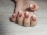 Комбинированный маникюр с дизайном амбре,градиент.