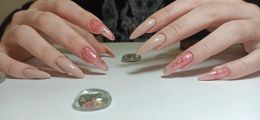 Маникюр, укрепление ,шеллак