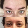 Перманентный макияж (татуаж) бровей в технике пудровое напыление (теневая техника) - натуральные естественные и выразительные брови.
Фото - брови до и сразу после процедуры (покраснение проходит через 2-3 часа).
Процедура состоит из 2 частей: первичная процедура и коррекция через 1,5-3 месяца.
Используем 2 ступенчатое обезболивание (никаких уколов) - к концу процедуры многие клиенты засыпают.