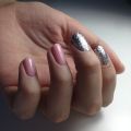Комбинированный маникюр + покрытие гель-лаком