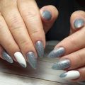 Комбинированный маникюр,выравнивание,дизайн.1400