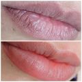 акварельное напыление губ