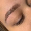 Коррекция(пиецетом)+ покраска бровей(краской browsun)