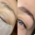Ламинирование бровей с коррекцией и окрашиванием 