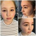 Подбор формы, окрашивание бровей хной, коррекция воск/пинцет