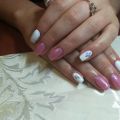 Снятие чужой работы, Комбинированный маникюр, покрытие гель лаком и дизайнx2