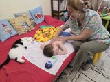 Сеанс массажа. Мальчику 2,5 года.