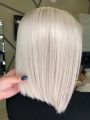 Окрашивание Тотал Блонд и стрижка