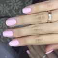 Маникюр комбинированный,выравнивание ногтевой пластины,покрытие гель-лак.