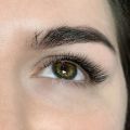 Наращивание ресниц: Лисий эффект , 2D + классика , черные реснички 