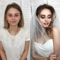 На этом фото свадебный макияж