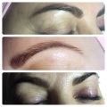 Комплекс:коррекция бровей,окрашивание бровей и ресниц.
