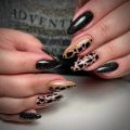 Комбинированный маникюр, покрытие гель-лак, дизайн 