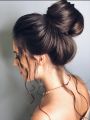 Вечерняя прическа. Высокий пучок