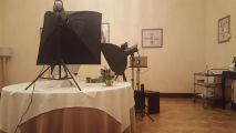 Выездная студия (три источника света)