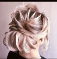 Ажурный пучок, отличная причёска как для невесты, так и для вечернего образа!