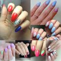 Комбинированный маникюр, выравнивание, покрытие, укрепление, дизайн
