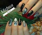 Новогодний маникюр