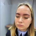 Коррекция бровей, окрашивание краской+ламинирование 