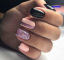 Маникюр аппаратный, укрепление, покрытие гель-лак, дизайн