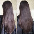 Полировка волос. Убрали секущиеся пересушенные концы