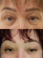 Перманент бровей и межресничку со стрелочкой