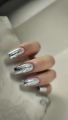 Наращивание ногтей + дизайн поталь