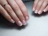 -комбинированный маникюр
-покрытие гель лак
-френч