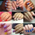 Комбинированный маникюр, выравнивание, покрытие, укрепление, дизайн