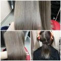 Корни сильно отрасли но концы сильно переосветленные. Нужен был плавный переход. Выбрали технику шатуш. Сделали масочку для восстановления волос экспресс восстановление от Эстель.
