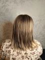 Мелирование+стрижка в технике каскад 