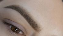 Бровки в технике пудровое напыление